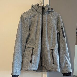 Free Country Gray Fleece Jacket